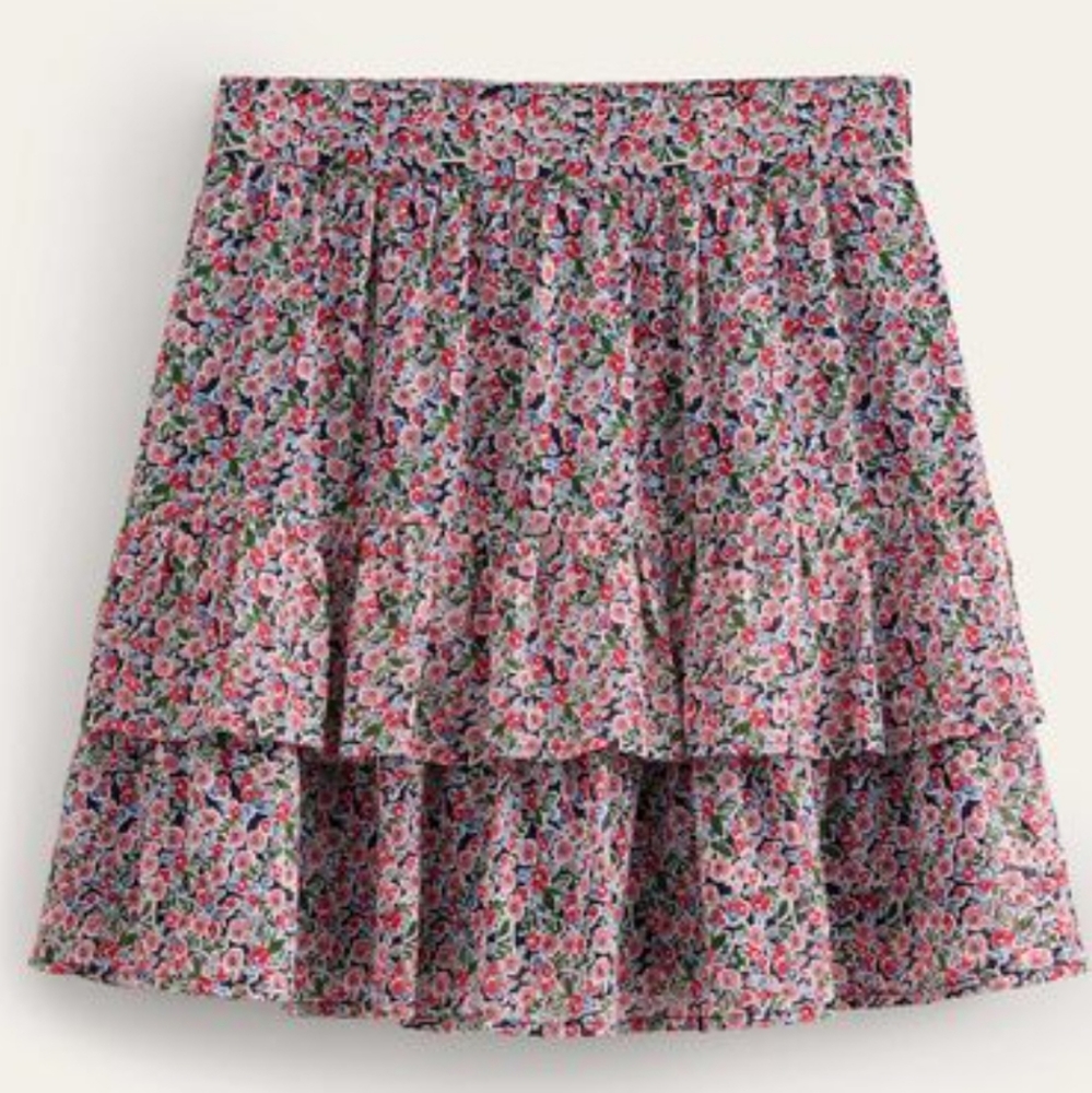 BODEN Floral Mini Skirt s4